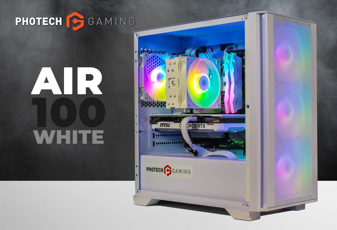 AIR100W WHITE Gaming System ARGB